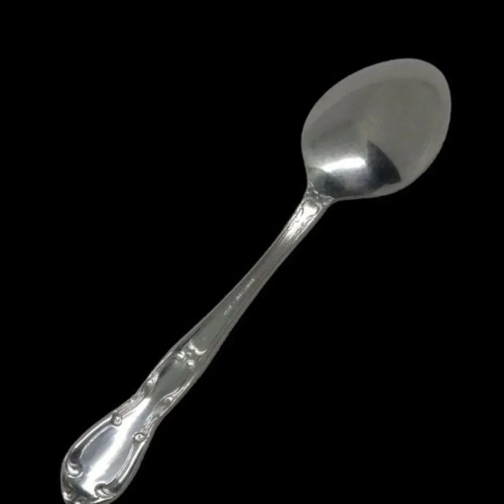 Frank Smith Stainless FSS11 Tablespoon Serving Spoon-Japan-Vintage-Scrolls-8